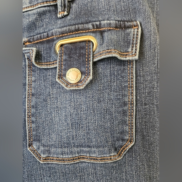 White House Black Market ,Size 16L The Boot Crop Women's Blue Jeans. - Picture 7 of 11